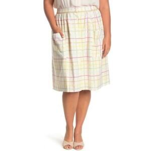 NWT ModCloth Rainbow Artsy Creative Direction A-Line Skirt Size 14